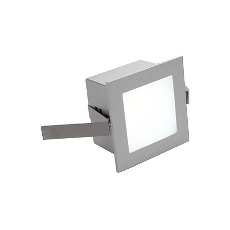 FRAME BASIC LED encastré. carré. gris argent. LED 3000K