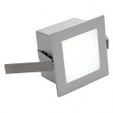 FRAME BASIC LED encastré. carré. gris argent. LED 3000K