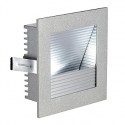 FRAME CURVE LED encastré. carré. gris argent. LED 3000K