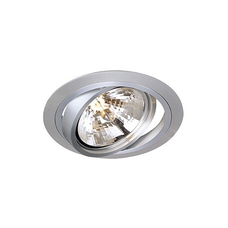 NEW TRIA MR16 ROND encastré. alu brossé. max. 50W. lames ressorts