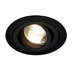 NEW TRIA MR16 ROND encastré. noir mat. max. 50W. lames ressorts