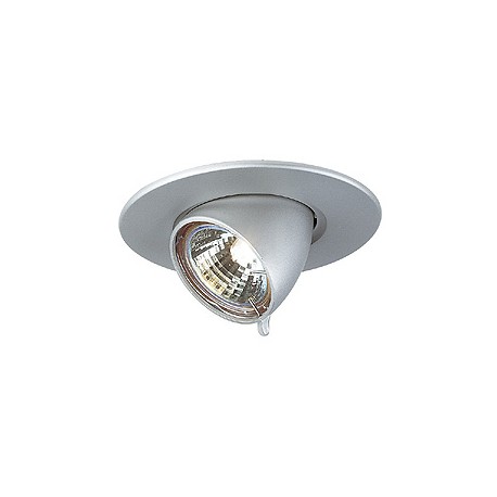 GIMBLE ROND MR16 encastré. rond. gris argent. max. 50W. orientable