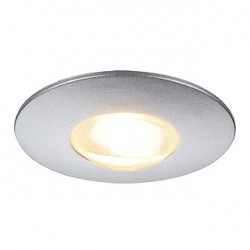 LIGHTPOINT 2. encastré. rond. gris argent métalique. 1W LED 3000K