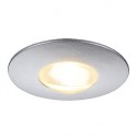 LIGHTPOINT 2. encastré. rond. gris argent métalique. 1W LED 3000K