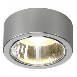 CL 101 GX53. plafonnier. rond. gris argent. max. 11W