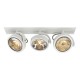 KALU RECESSED 3 encastré. blanc mat. 3x QRB111. max. 3x 50W