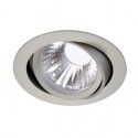 NEW TRIA LED DISK encastré. rond. gris argent. 4000K. 35 degrés. clips ressorts