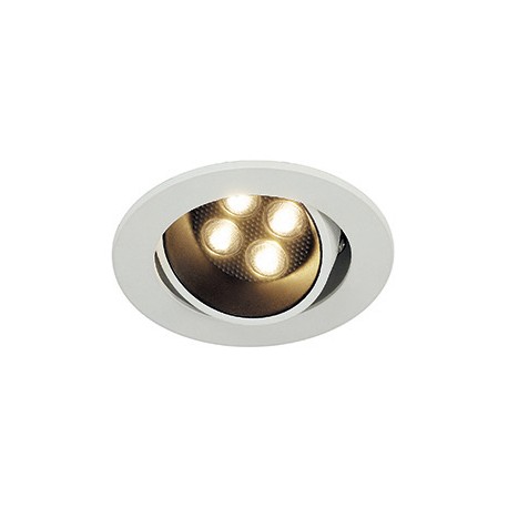 KIT TRITON 4. encastré. rond. blanc mat. 4x3W LED 3000K. 12 degrés