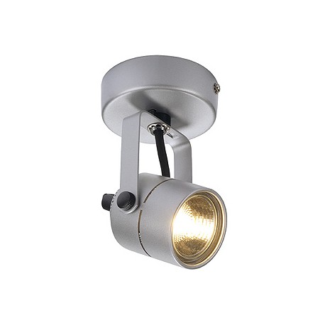 SPOT 79 230V applique et plafonnier. gris argent. GU10. max. 50W