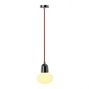 PIRUS suspension. chrome. E14. max. 11W. verre satiné