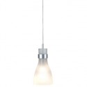 BIBA 3 suspension. gris argent. verre satiné. E14. max. 60W