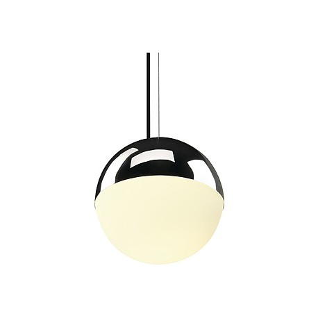 BIG LIGHT EYE suspension. chrome. E27. max. 75W. verre satiné