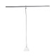 ORION SUSPENSION pour LINUX LIGHT. gris argent. verre satiné. G6.35. max.50W