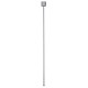 EUTRAC suspension rigide pour rail 3 allumages. gris argent. 120cm