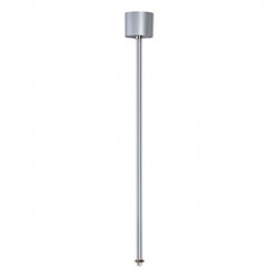 EUTRAC suspension rigide pour rail 3 allumages. gris argent. 60cm