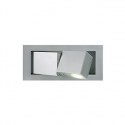 BEDSIDE gauche. applique. gris argent. 3W LED. 4000K