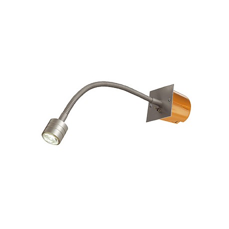 IVED FLEX ENCASTRABLE. gris argent. 1W LED. 3000K. alimentation et interrupteur inclus