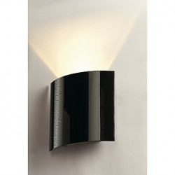 LED SAIL 1 applique. arrondie. noire. 1x 3W LED. 3000K