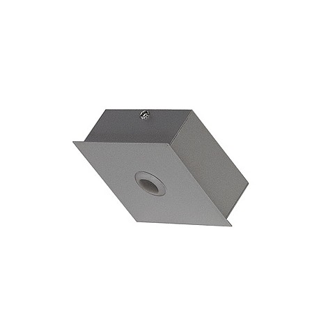 Patère avec alimentation pour SYSTÈME AIXLIGHT PENDANT. gris argent