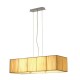 LASSON PD-1. suspension. carrée. beige. 4x E27. max. 4x 60W