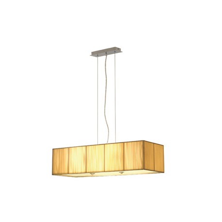 LASSON PD-1. suspension. carrée. beige. 4x E27. max. 4x 60W