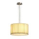 LASSON PD-3. suspension. ronde. beige. 3x E27. max. 3x 60W