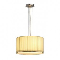 LASSON PD-3. suspension. ronde. beige. 3x E27. max. 3x 60W