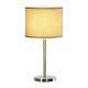 SOPRANA TL-2. lampe à poser. ronde. diffuseur beige. E27. max. 60W