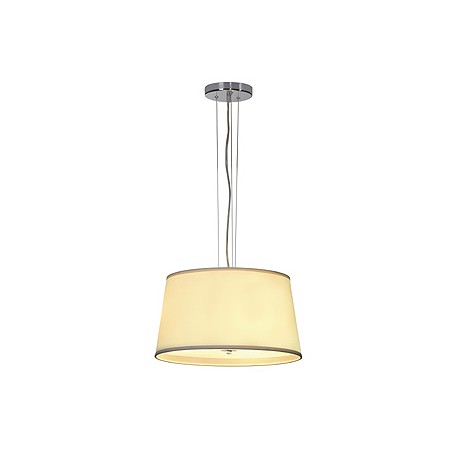 CORDA suspension. ronde. diffuseur beige. E27. max. 3x 60W