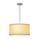 SOPRANA PD-2. suspension. rond. diffuseur beige. 3x E27. max. 3x 60W