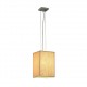 LASSON PD-4. suspension. carrée. beige. E27. max. 60W