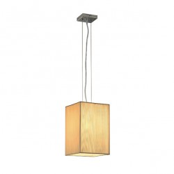 LASSON PD-4. suspension. carrée. beige. E27. max. 60W