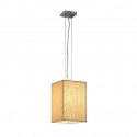 LASSON PD-4. suspension. carrée. beige. E27. max. 60W