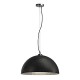 FORCHINI PD-1 suspension. ronde. noir/gris argent. E27. max. 40W