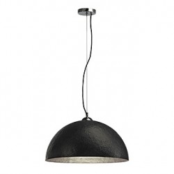 FORCHINI PD-1 suspension. ronde. noir/gris argent. E27. max. 40W