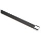 EASYTEC II rail. noir. 2m. 2 embouts inclus