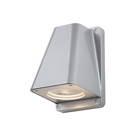 WALLYX GU10 applique. gris argent. max. 50W. IP44