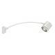 ENOLA_C CURVED spot sur tige. rond. blanc. 9W LED. 3000K