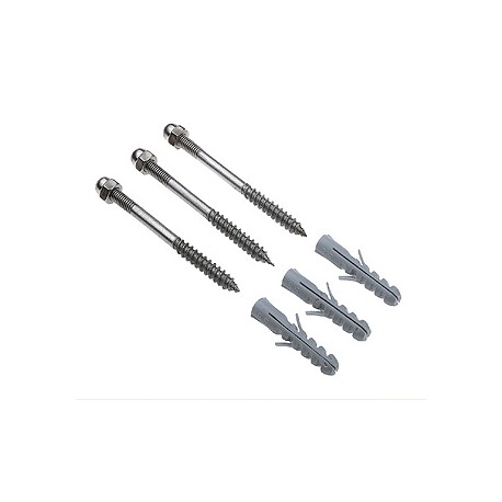 Accessoires de fixation. inox. filetage M8. écrous. chevilles et rondelles inclus