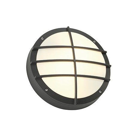 BULAN GRID applique. ronde. anthracite. E27. max. 2x 25W. diffuseur PVC