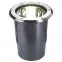 DASAR 260 UNI encastré de sol. rond. inox 316. E27. max. 24W. IP67