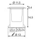 DASAR 115 MR16. fixe. rond. inox 316. max. 35W. IP67