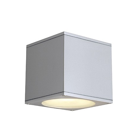 BIG THEO WALL OUT applique. carré. gris argent. ES111. max. 75W