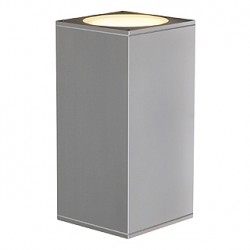 BIG THEO UP/DOWN OUT applique. carrée. gris argent. ES111. max. 2x75W