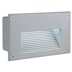 BRICK LED DOWNUNDER encastré. rectangulaire. gris argent. LED 3000K