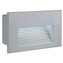 BRICK LED DOWNUNDER encastré. rectangulaire. gris argent. LED 6500K