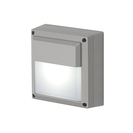 WL 172 GX53. applique carrée. gris argent. max. 11W