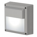 WL 172 GX53. applique carrée. gris argent. max. 11W