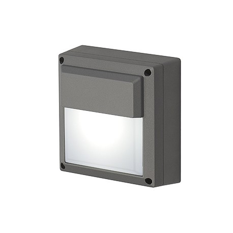 WL 172 GX53. applique carrée. anthracite. max. 11W