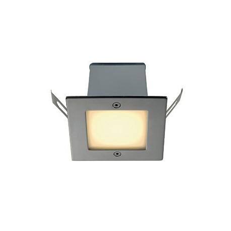 FRAME OUTDOOR 16 LED encastré. carré. inox. blanc chaud